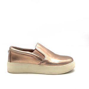 STEVE MADDEN Rose Gold Platform Sneakers #975
